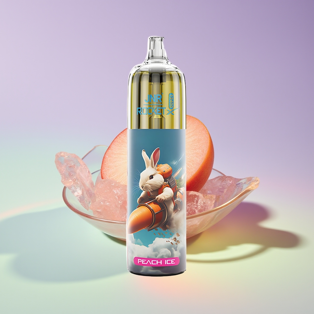 Wholesale Finland JNR Rocket-X 12400 Puffs 25ml Persikka Jää Kertakäyttöinen Höyrystin