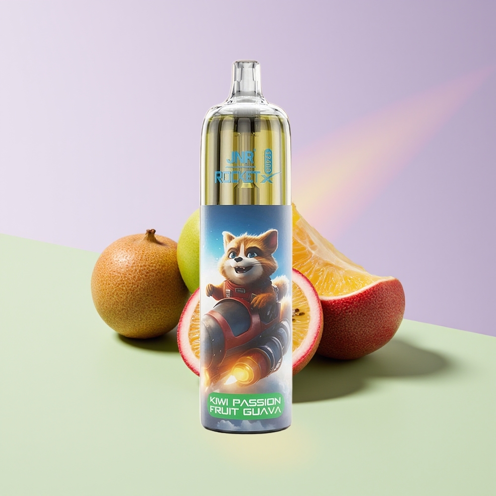 Wholesale Finland JNR Rocket-X 12400 Puffs Kertakäyttöinen Höyrystin Kiivi Passiohedelmä Guava 850mAh