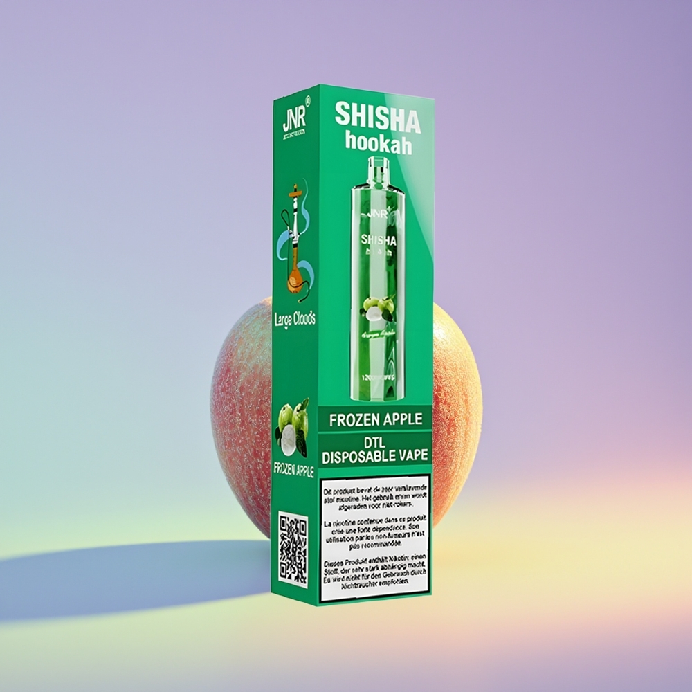 Wholesale Finland JNR Shisha Hookah 12000 Puffs Jäätynyt Omena
