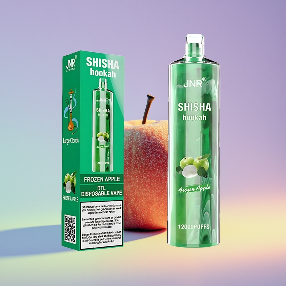 Wholesale Finland JNR Shisha Hookah 12000 Puffs Jäätynyt Omena
