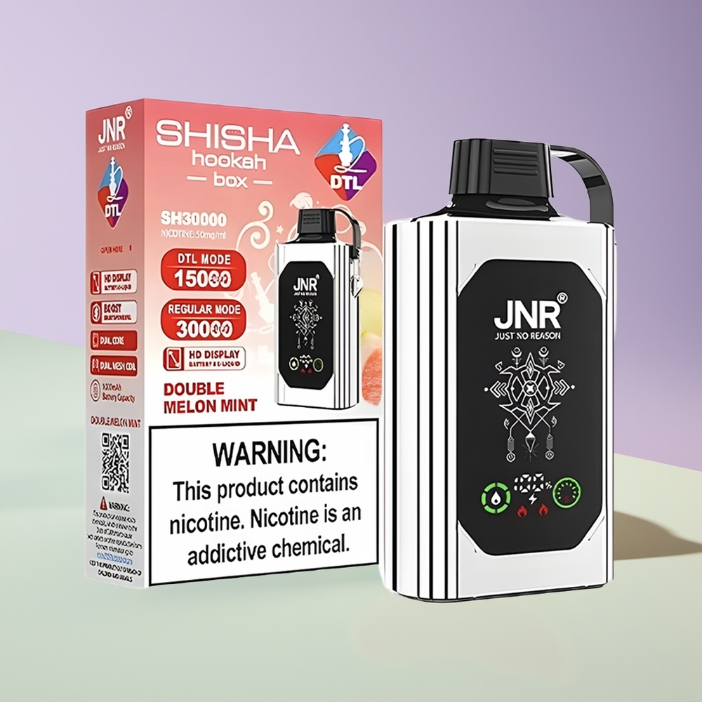 Wholesale Finland JNR Shisha Hookah Box 20500 Puffs Kaksois Melon Mint