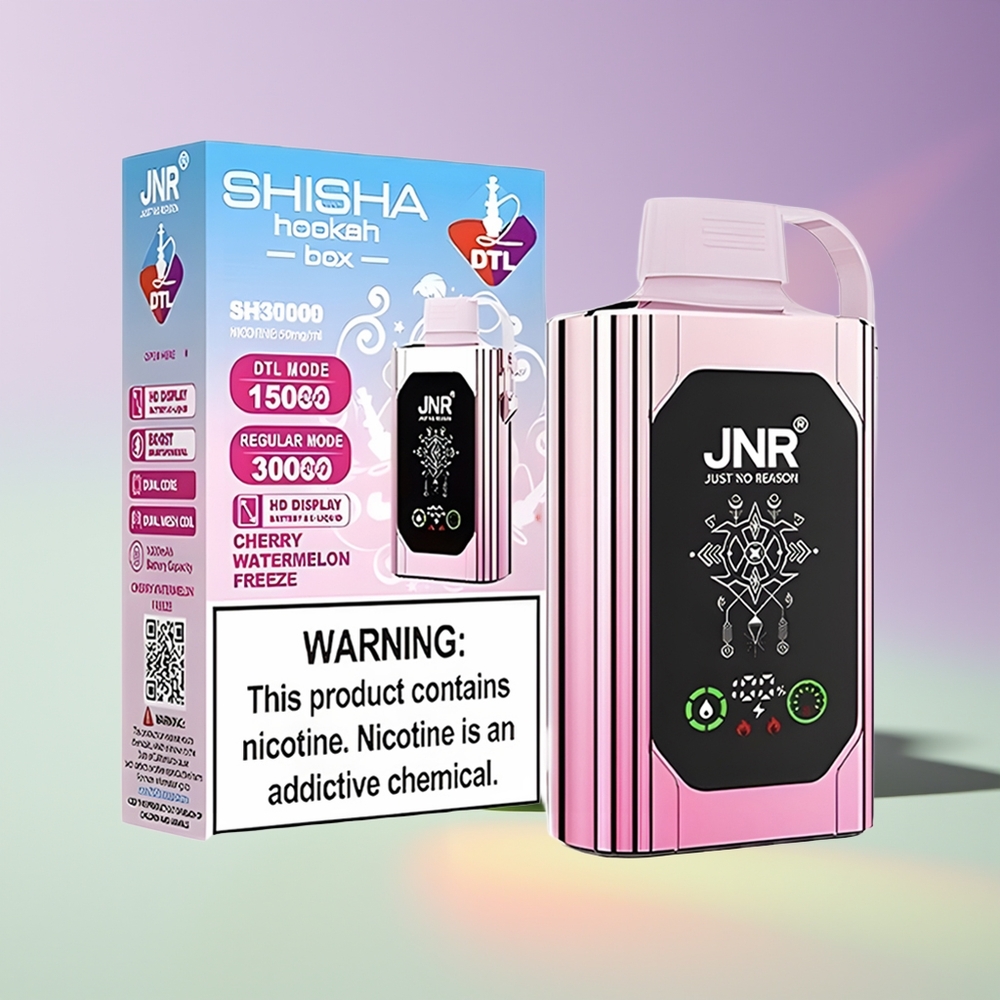 Wholesale Finland JNR Shisha Hookah Box 20500 Puffs Kirsikka Vesimeloni Jäädyke