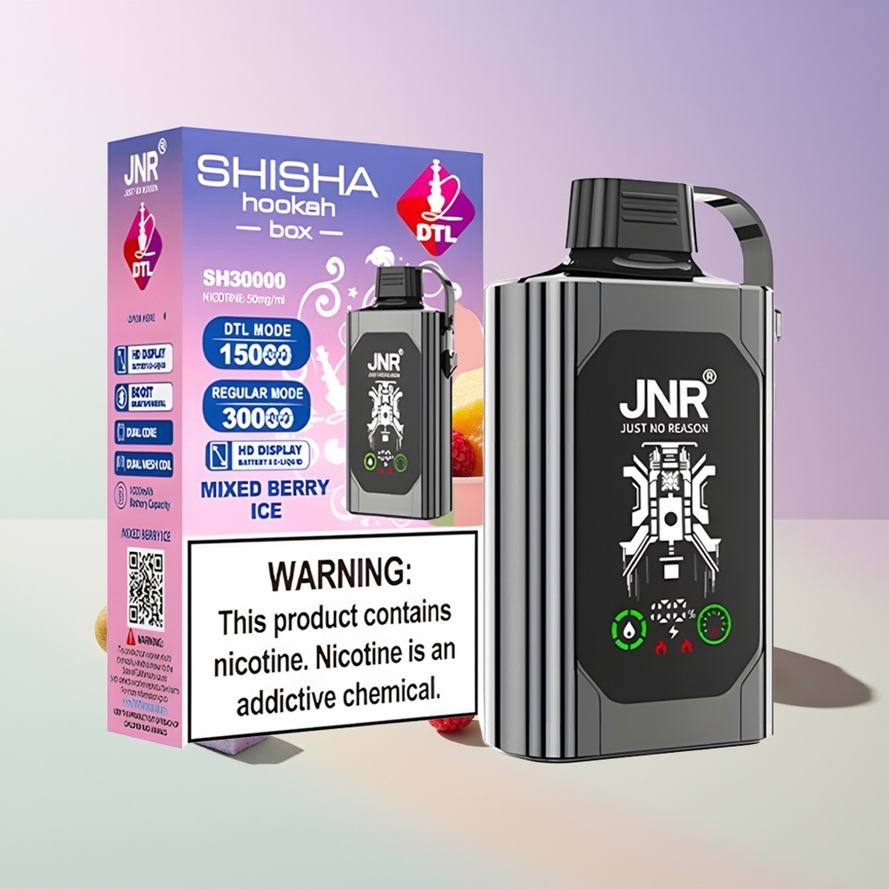 Wholesale Finland JNR Shisha Hookah Box 20500 Puffs Sekalaiset Marjat Jää