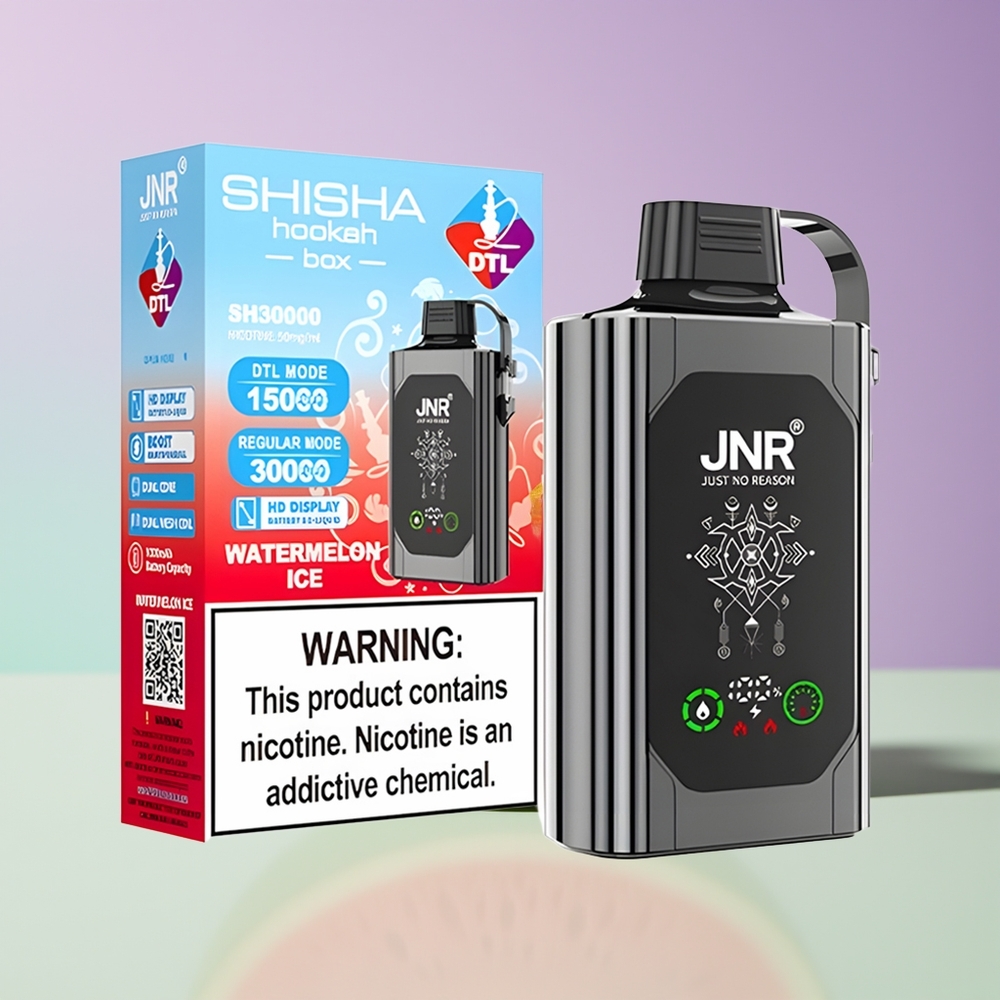 Wholesale Finland JNR Shisha Hookah Box 20500 Puffs Vesimeloni Jää