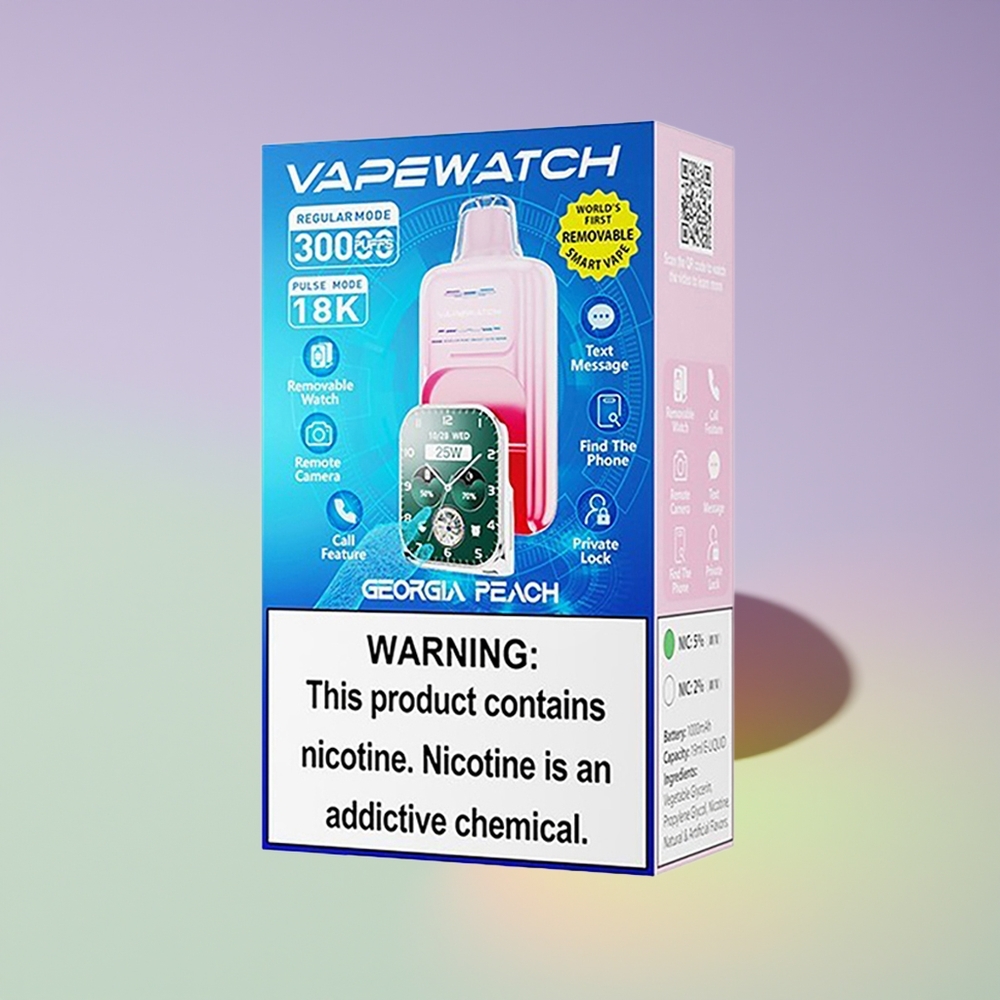 Wholesale Finland JNR VapeWatch 30000 Puffs Georgia Persikka
