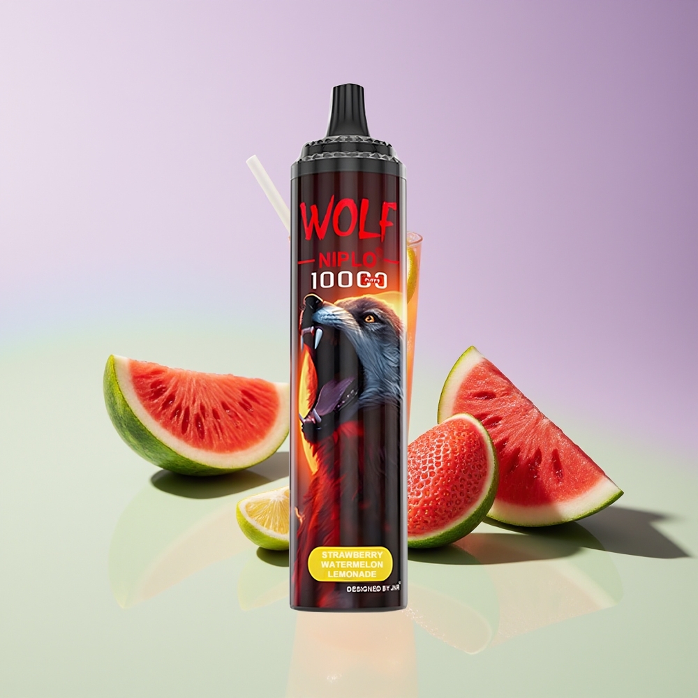 Wholesale Finland JNR Wolf Niplo 10000 Pihdit Mansikka-Vesimeloni-Limonadi