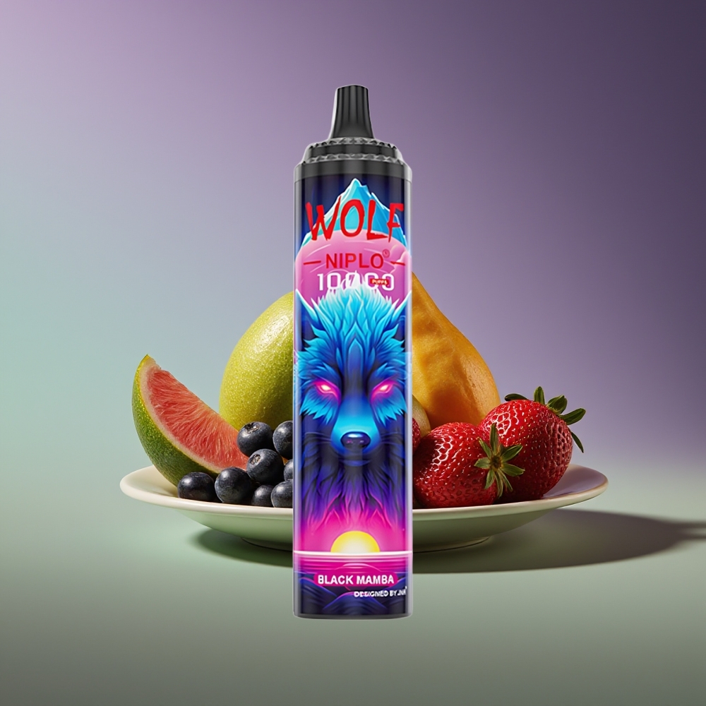 Wholesale Finland JNR Wolf Niplo 10000 Puffs Musta Mamba