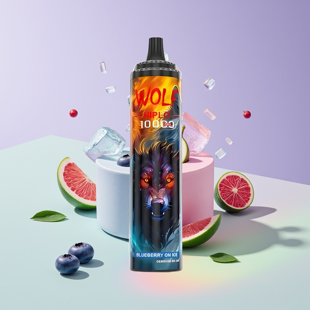 Wholesale Finland JNR Wolf Niplo 10000 Puffs Mustikka Jäässä
