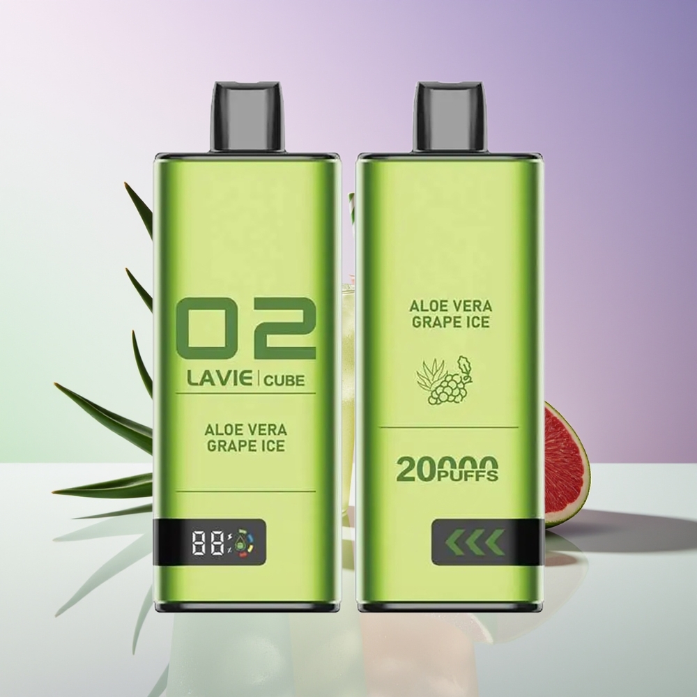 Wholesale Finland LAVIE Cube 20000 Puffs Aloe Vera Viinirääpälejä Jää
