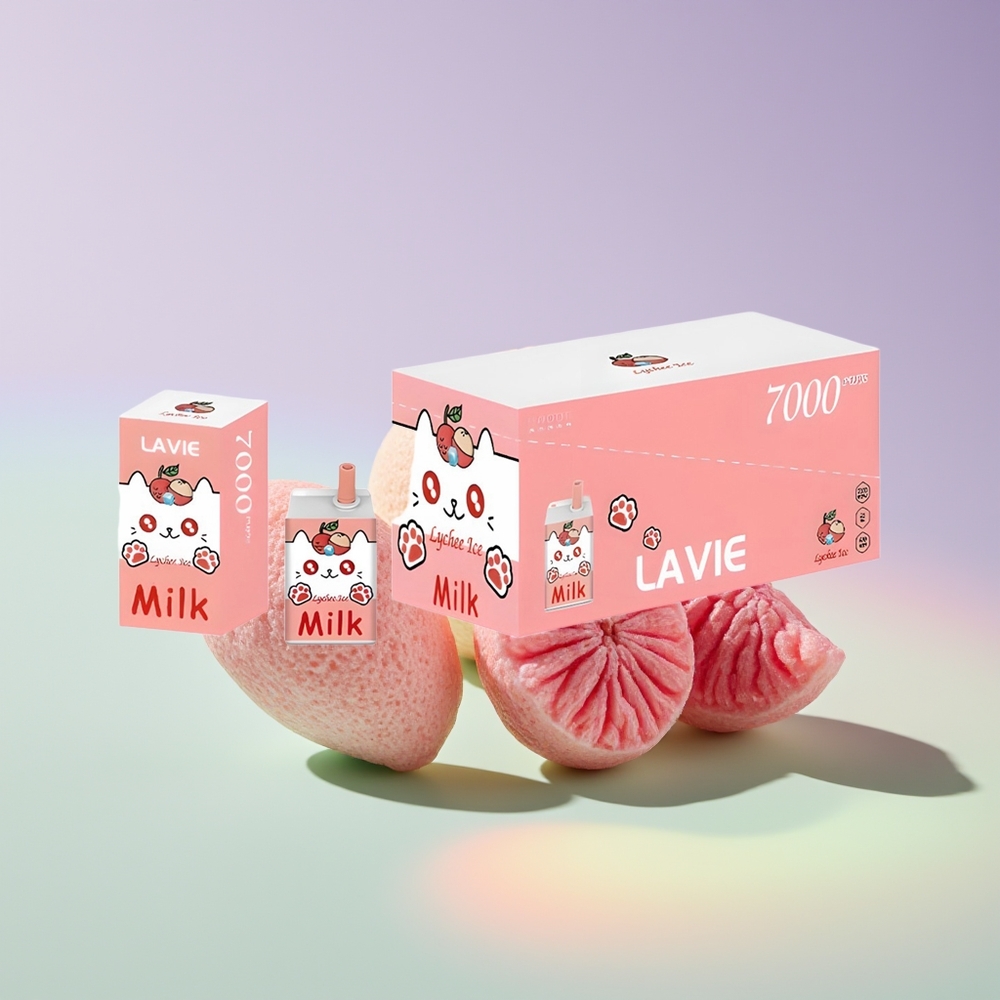 Wholesale Finland LAVIE Milk 7000 Puffs 16ML Litsi-Jää
