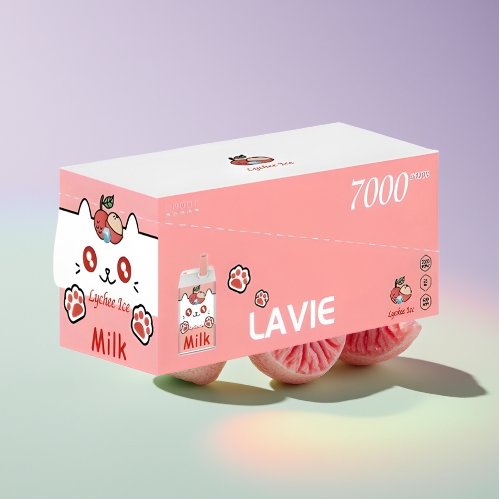 Wholesale Finland LAVIE Milk 7000 Puffs 16ML Litsi-Jää