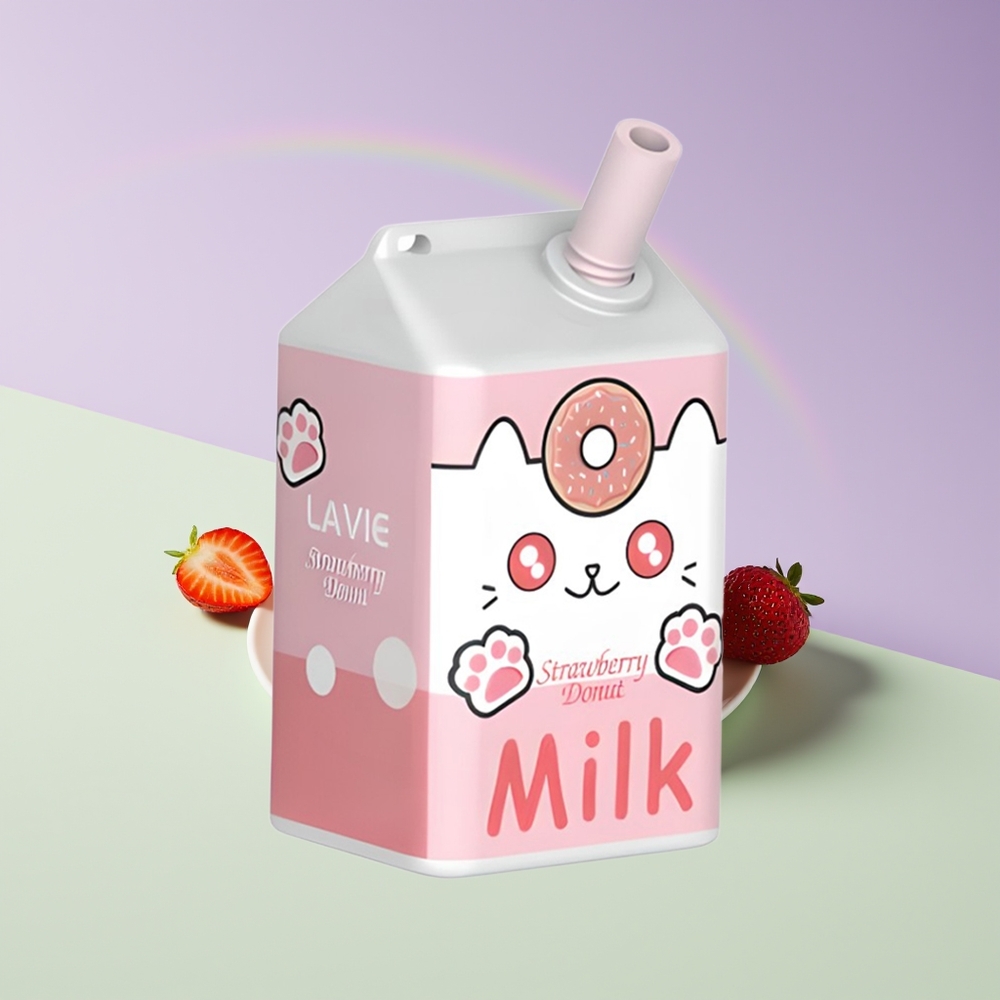 Wholesale Finland LAVIE Milk 7000 Puffs Mansikka Donitsi