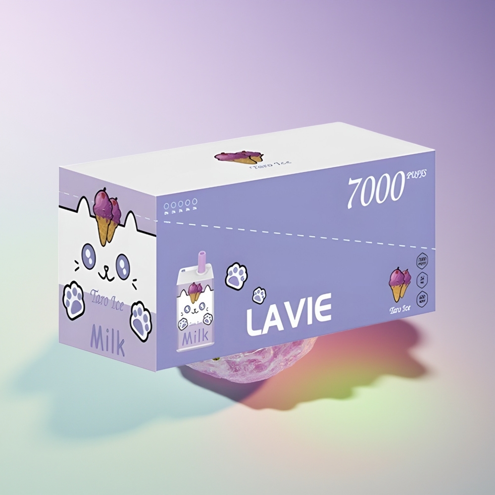 Wholesale Finland LAVIE Milk 7000 Puffs Viinijää Kertakäyttöinen Höyrystin