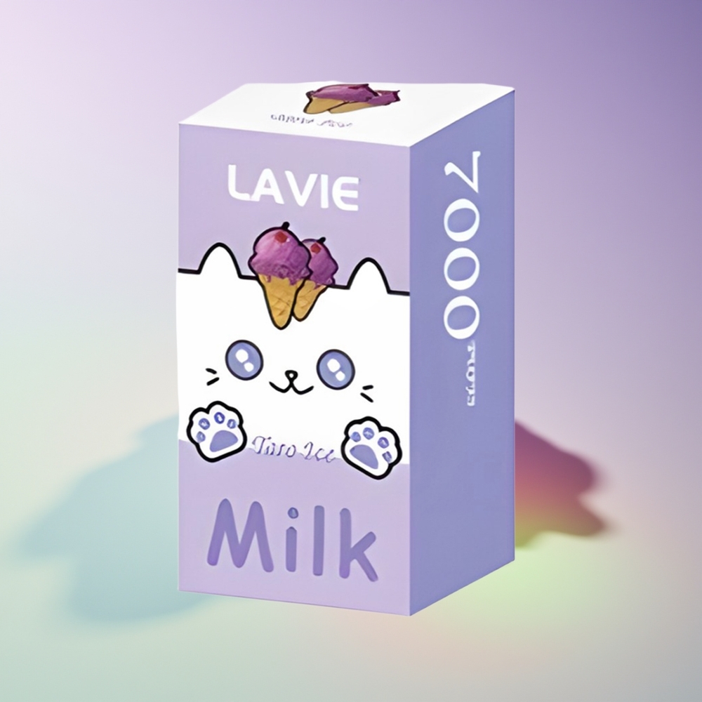 Wholesale Finland LAVIE Milk 7000 Puffs Viinijää Kertakäyttöinen Höyrystin