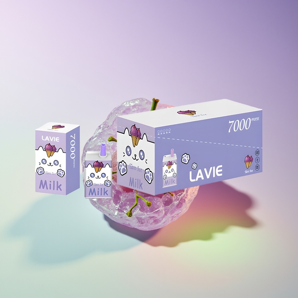 Wholesale Finland LAVIE Milk 7000 Puffs Viinijää Kertakäyttöinen Höyrystin