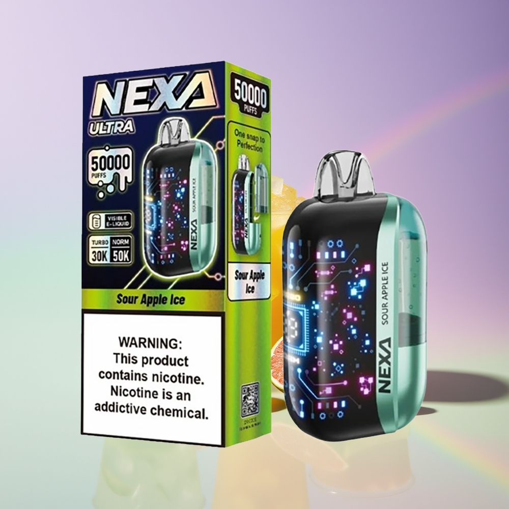 Wholesale Finland NEXA Ultra 50000 Puffs 20ml Kirpeä Omena Jää