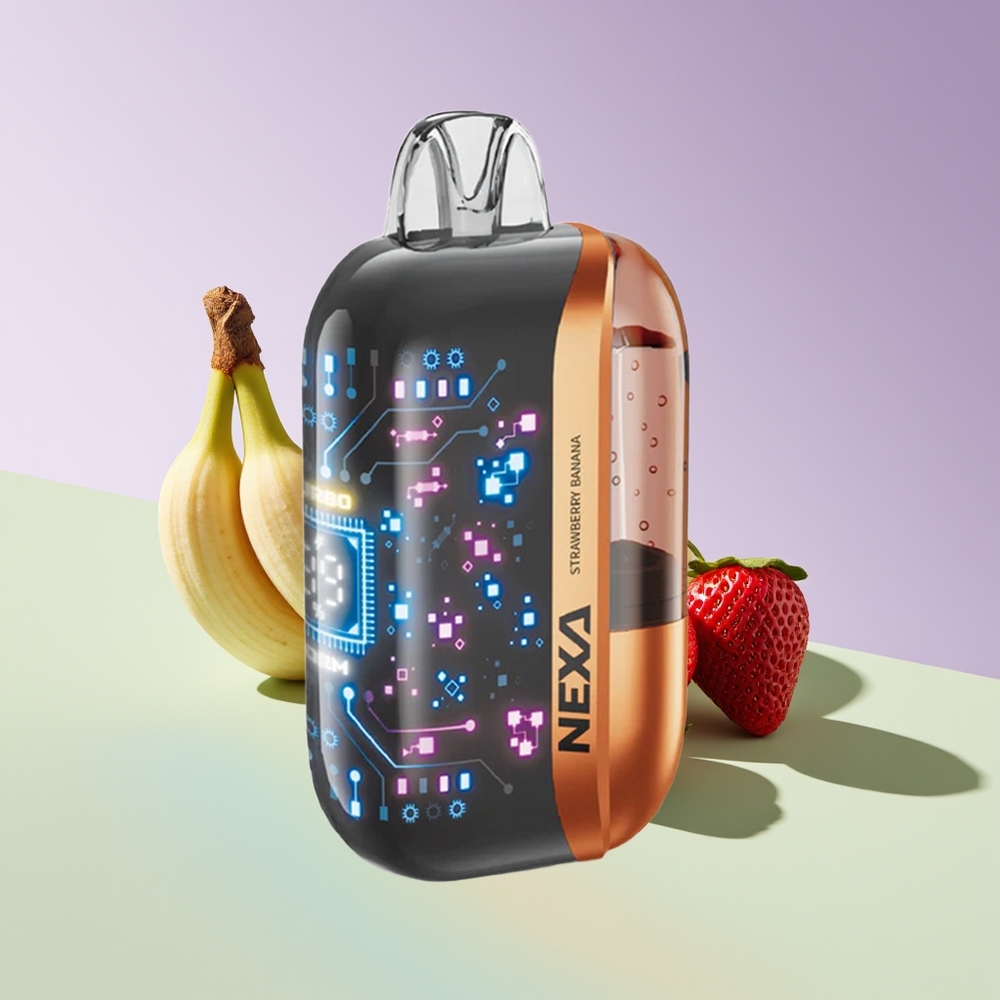 Wholesale Finland NEXA Ultra 50000 Puffs 20ml Mansikka Banaani