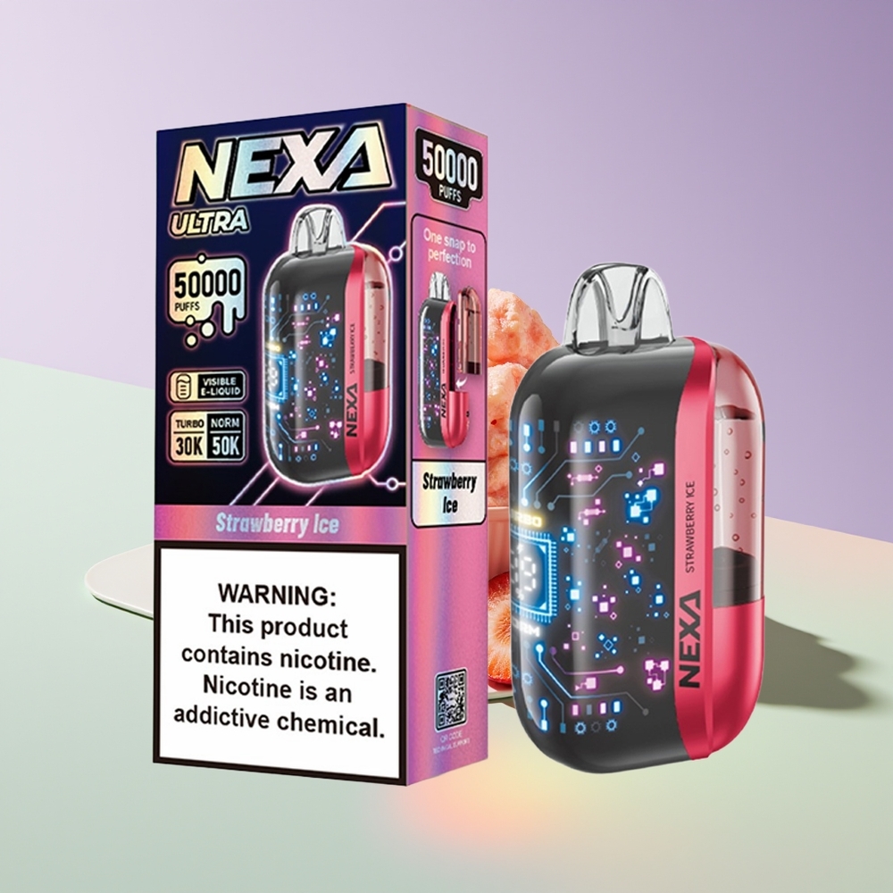Wholesale Finland NEXA Ultra 50000 Puffs 20ml Mansikka-Jää