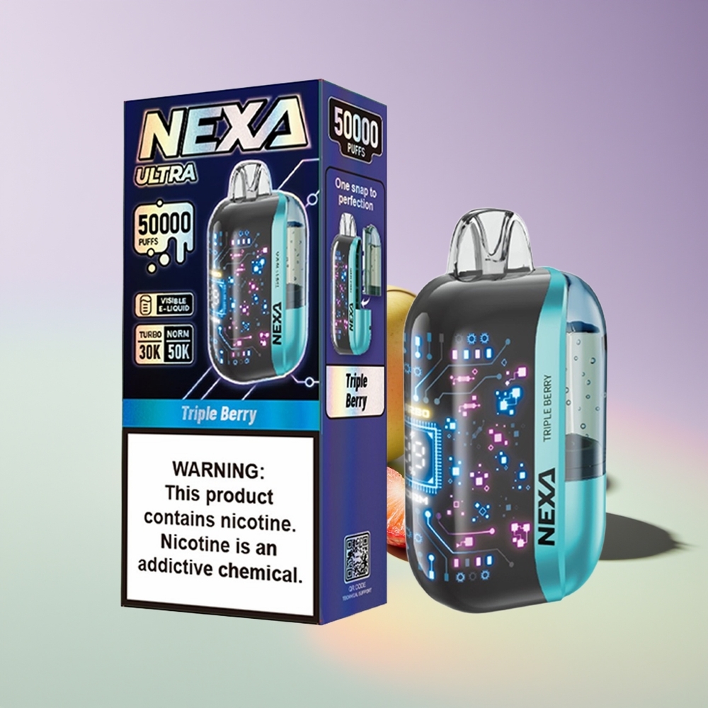 Wholesale Finland NEXA Ultra 50000 Puffs 5% Kolmen Marjan Kertakäyttöinen Höyrystin
