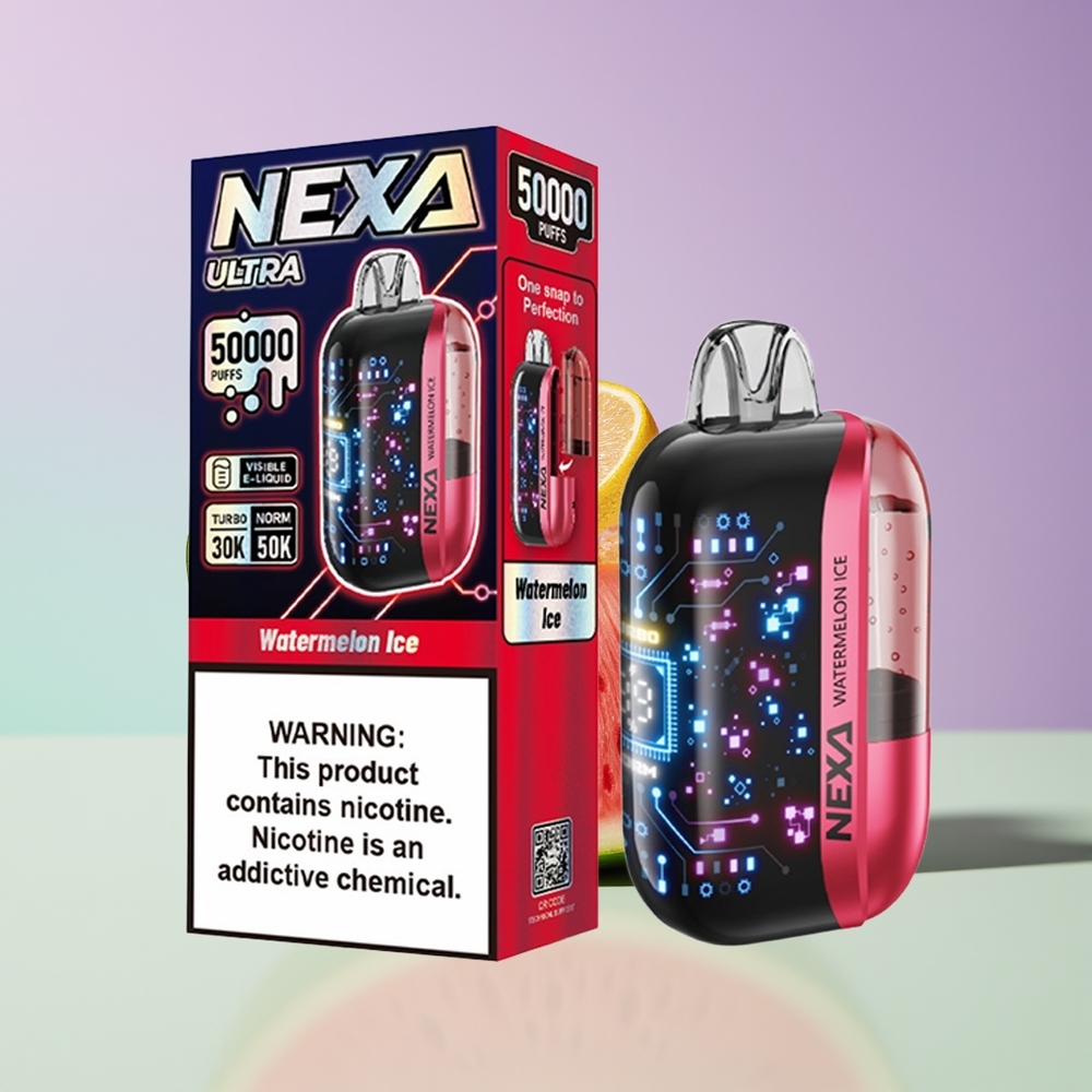 Wholesale Finland NEXA Ultra 50000 Puffs 5% Vesimeloni Jää Kertakäyttöinen Höyrystin