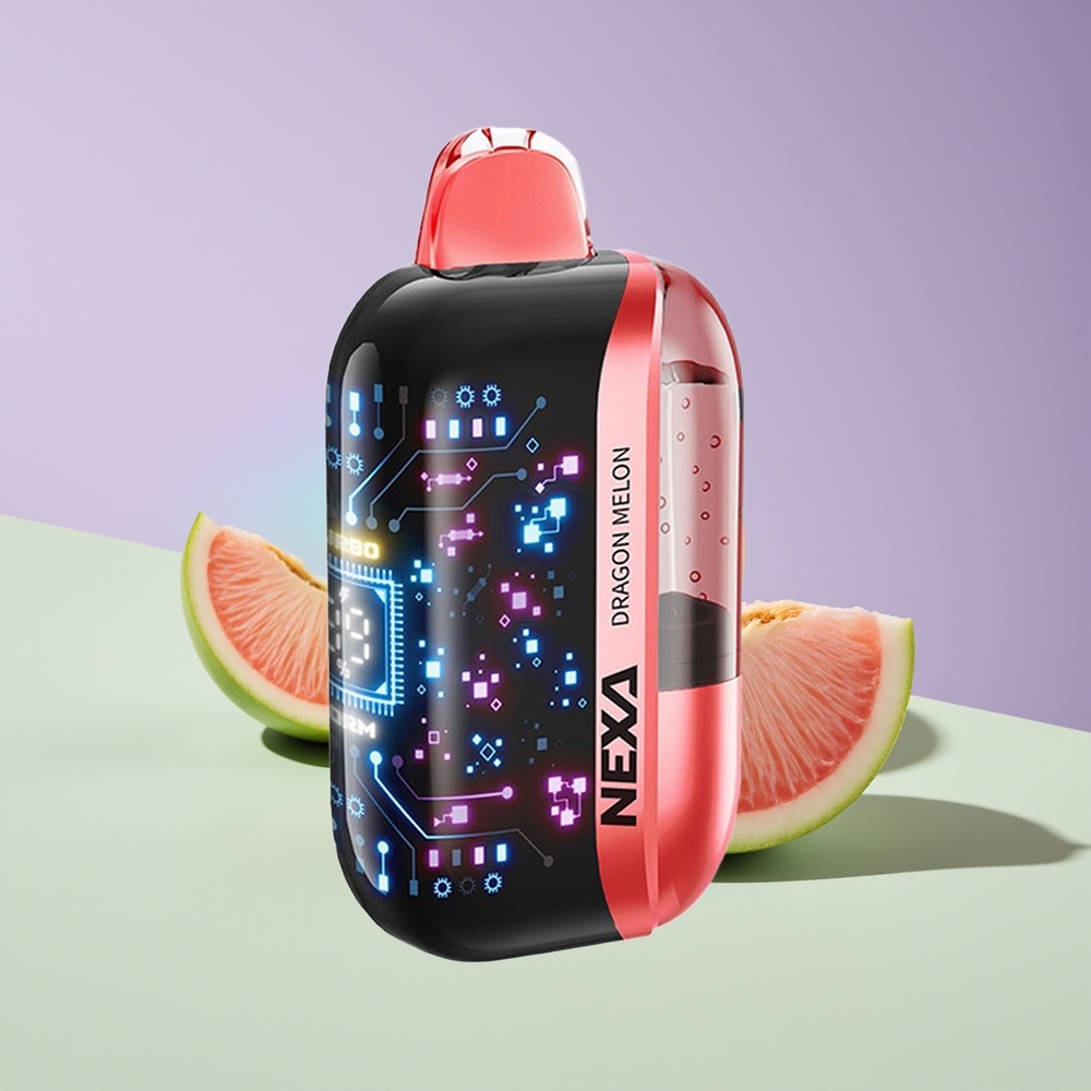 Wholesale Finland NEXA Ultra 50000 Puhallusta Dragon Meloni 800mah