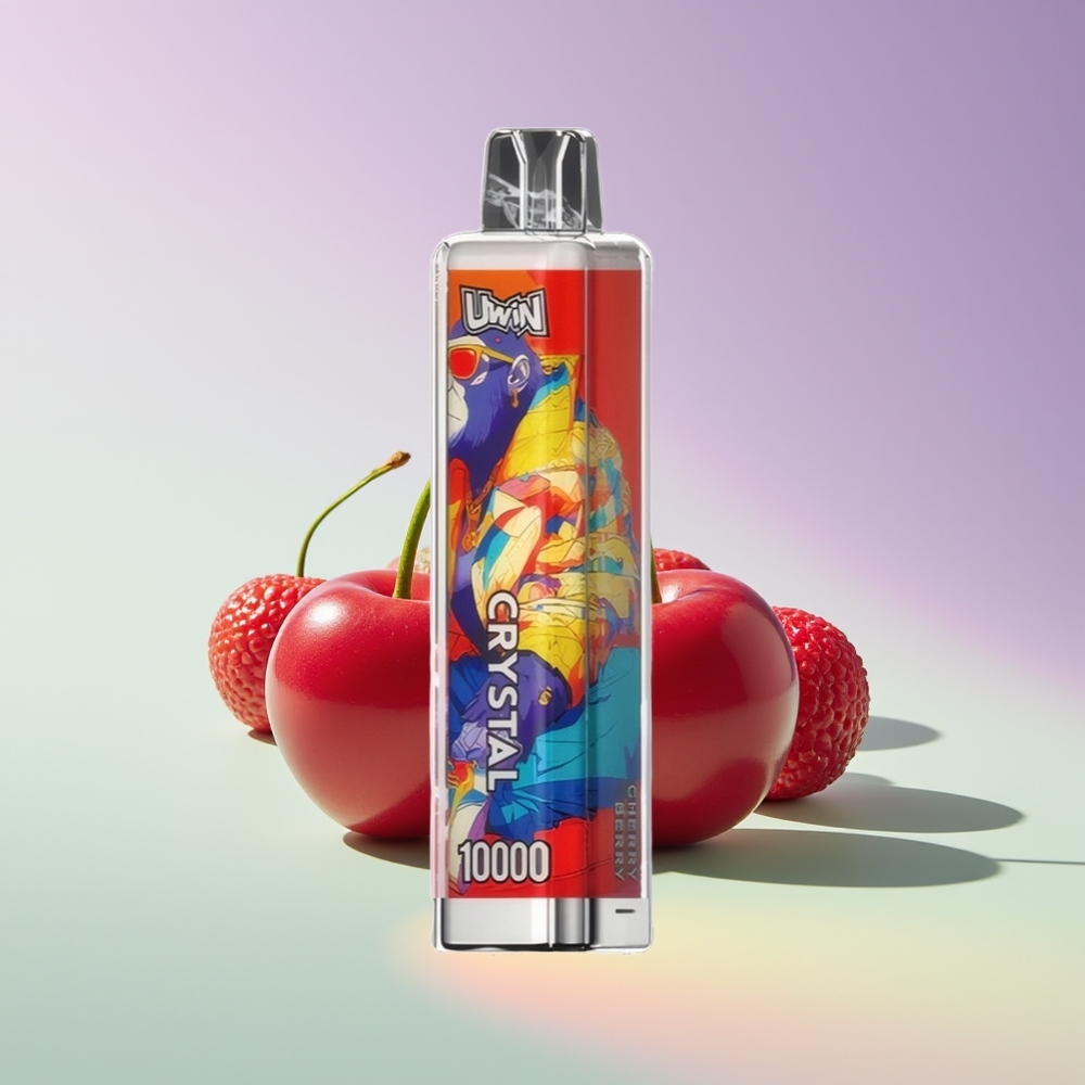 Wholesale Finland UWIN Crystal 10000 Puffs Kirsikka-Marja Kertakäyttöinen Höyrystin