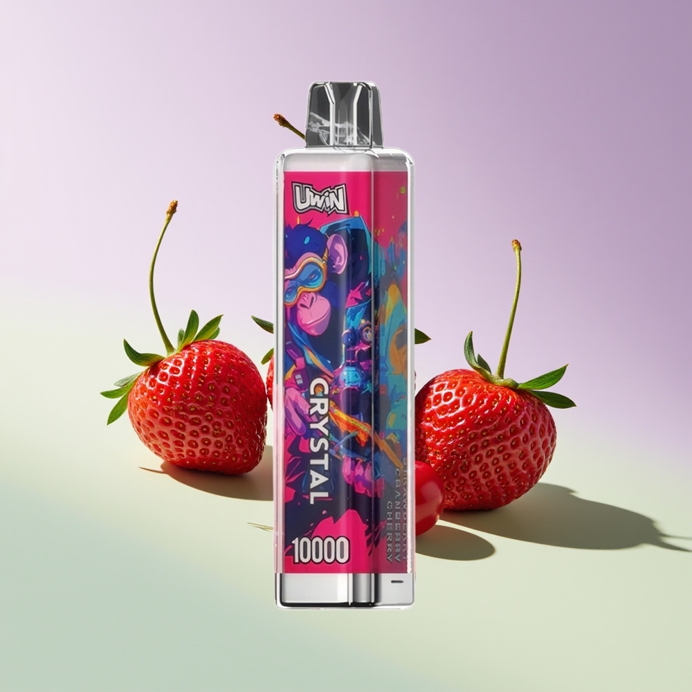Wholesale Finland UWIN Crystal 10000 Puffs Mansikka-Karpalo-Kirsikka