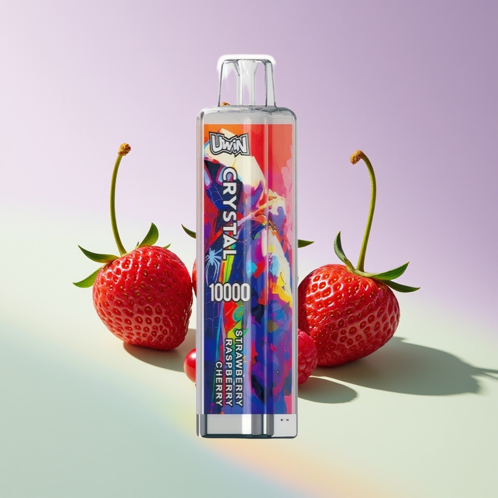 Wholesale Finland UWIN Crystal 10000 Puffs Mansikka Vadelma Kirsikka RGB