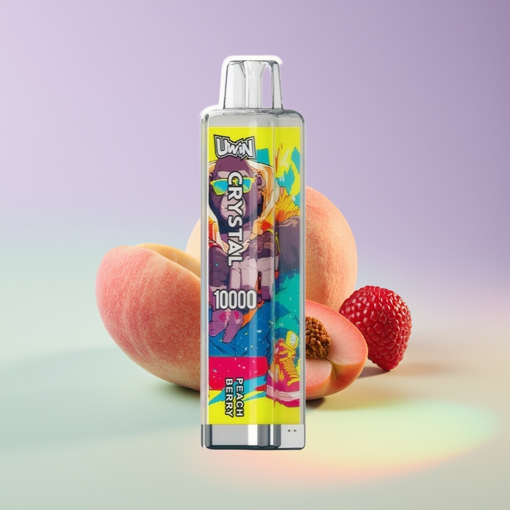 Wholesale Finland UWIN Crystal 10000 Puffs RGB Valio-Persikka-Marja