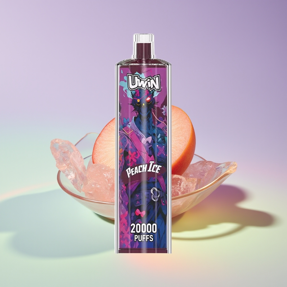 Wholesale Finland UWIN Shisha Hookah Crystal 20000 Persikka Jää