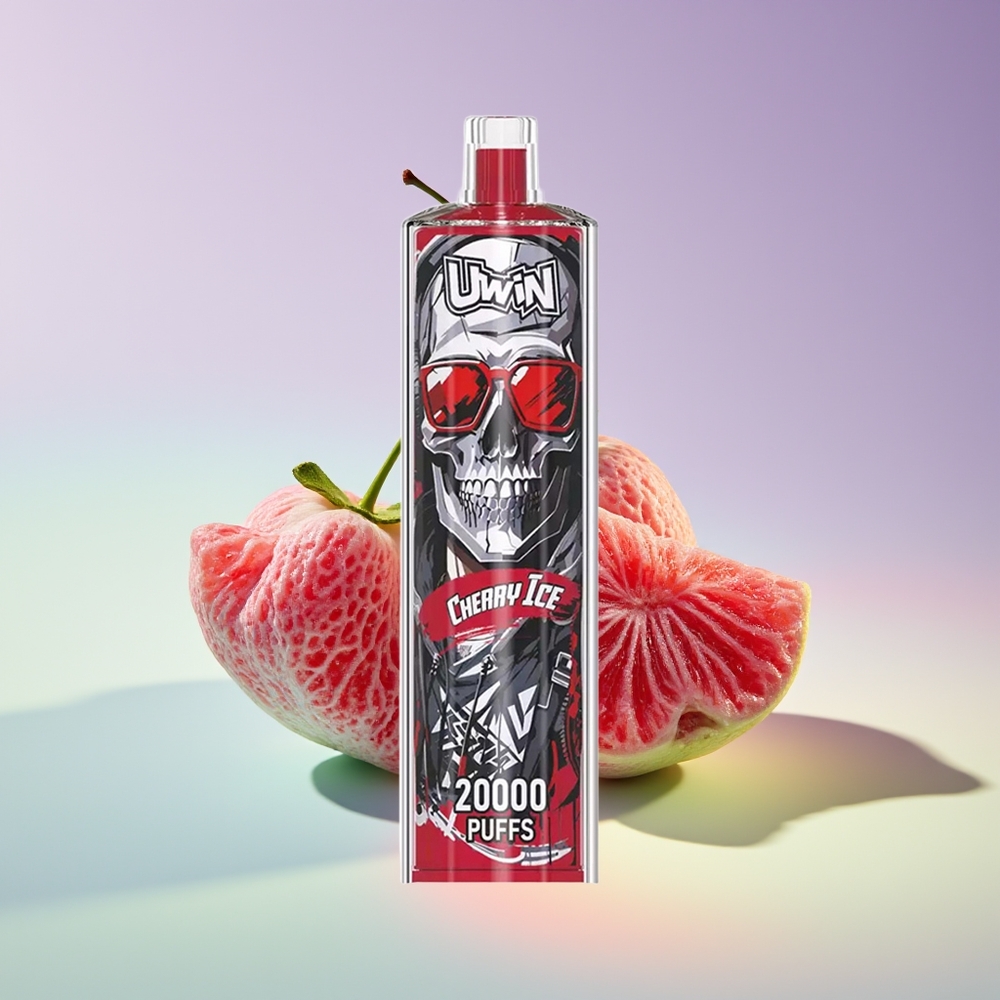 Wholesale Finland UWIN Shisha Hookah Crystal 20000 Puffs Kirsikka Jää