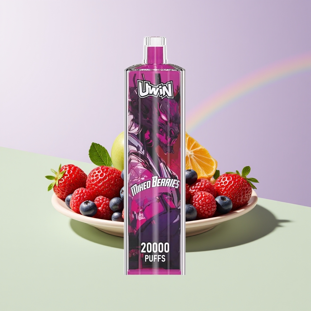 Wholesale Finland UWIN Shisha Hookah Crystal 20000 Puffs Sekalaiset Marjat