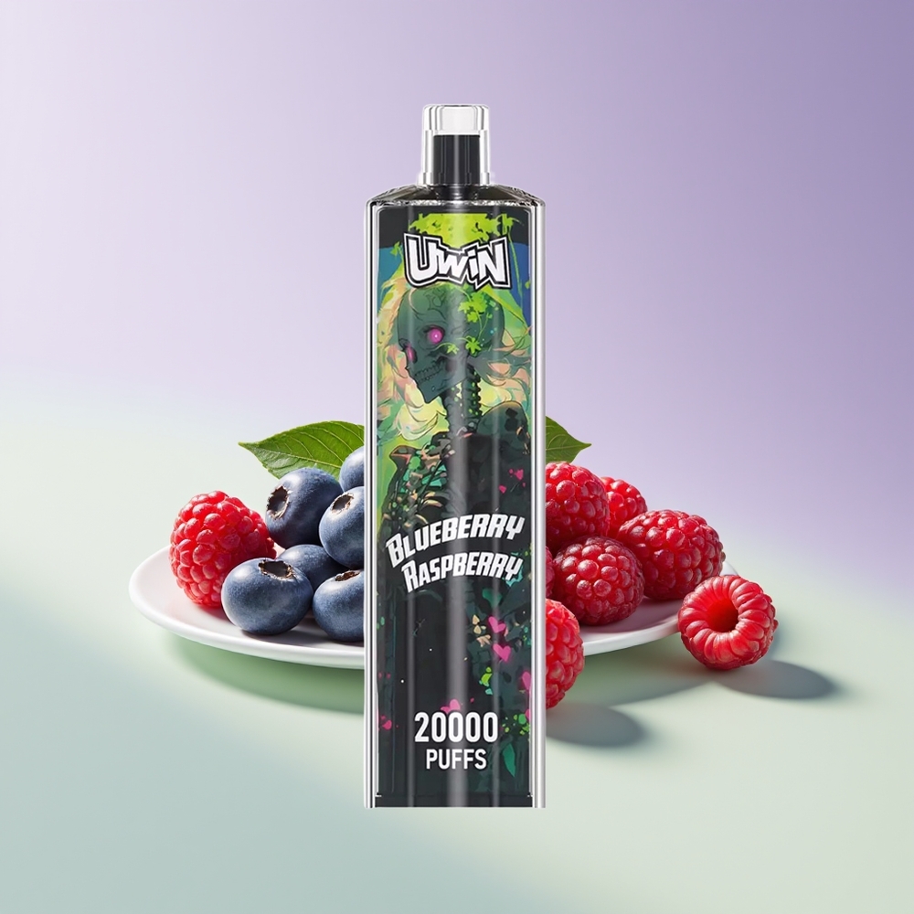Wholesale Finland UWIN Shisha Hookah Crystal 20000 Sua Mustikka-Vadelma