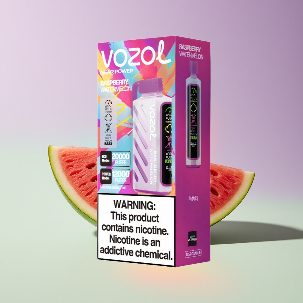 Wholesale Finland VOZOL Gear Power 20000 Puffia Vadelma-Arbuusi