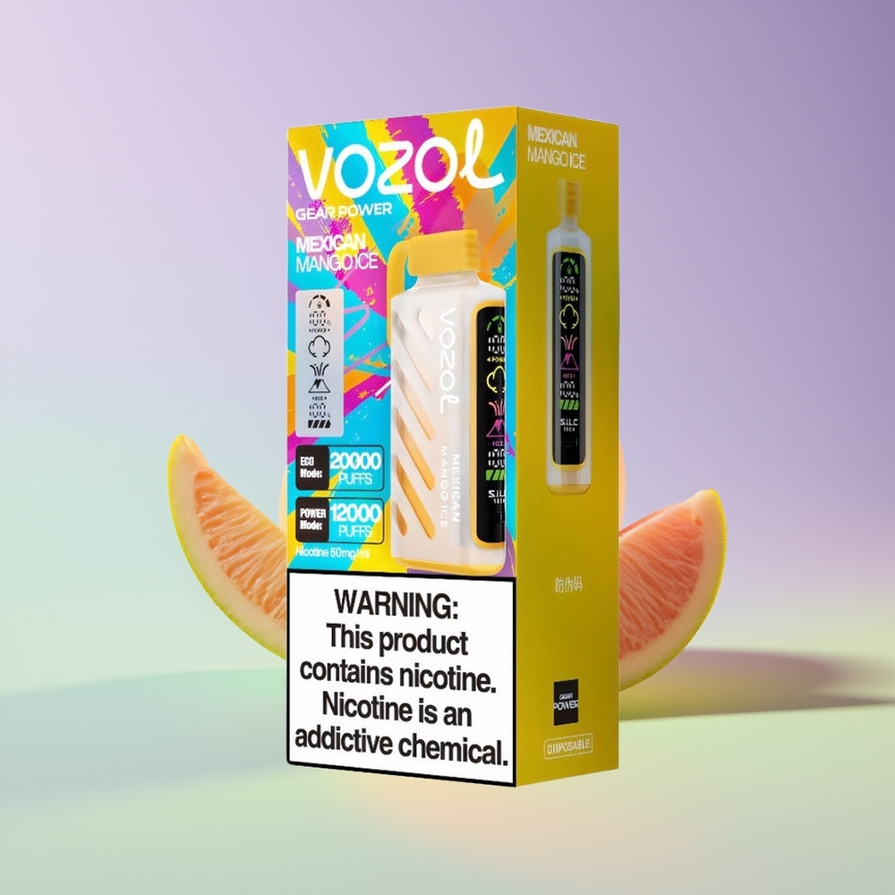 Wholesale Finland VOZOL Gear Power 20000 Puffs Meksikolainen Mango Jää