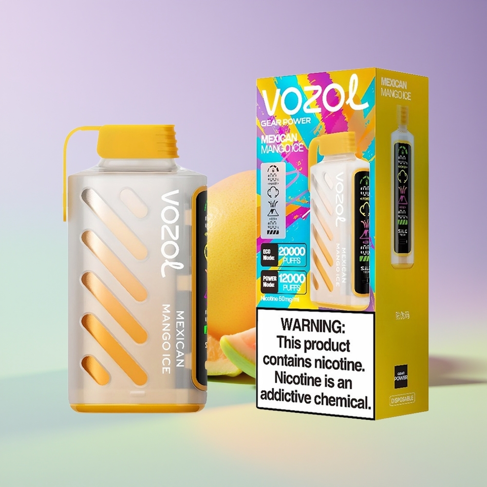 Wholesale Finland VOZOL Gear Power 20000 Puffs Meksikolainen Mango Jää