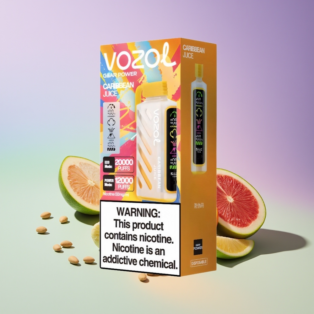 Wholesale Finland VOZOL Gear Power 20000 Pussit Kertakäyttöinen Höyrystin Karibian Maku