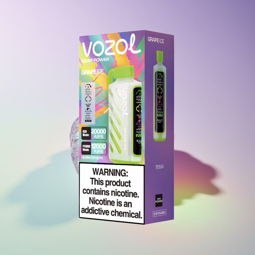 Wholesale Finland VOZOL Gear Power 20000 Tupakkia Kertakäyttöinen Höyrystin Viinijää