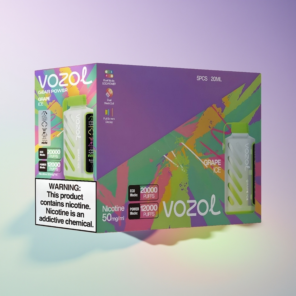 Wholesale Finland VOZOL Gear Power 20000 Tupakkia Kertakäyttöinen Höyrystin Viinijää