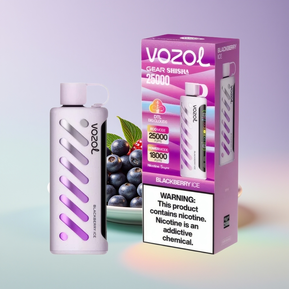 Wholesale Finland VOZOL Gear Shisha 25000 Puffaa Mustikka-Jää