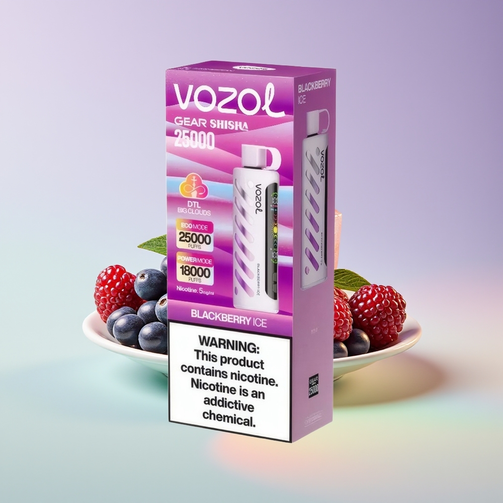 Wholesale Finland VOZOL Gear Shisha 25000 Puffaa Mustikka-Jää
