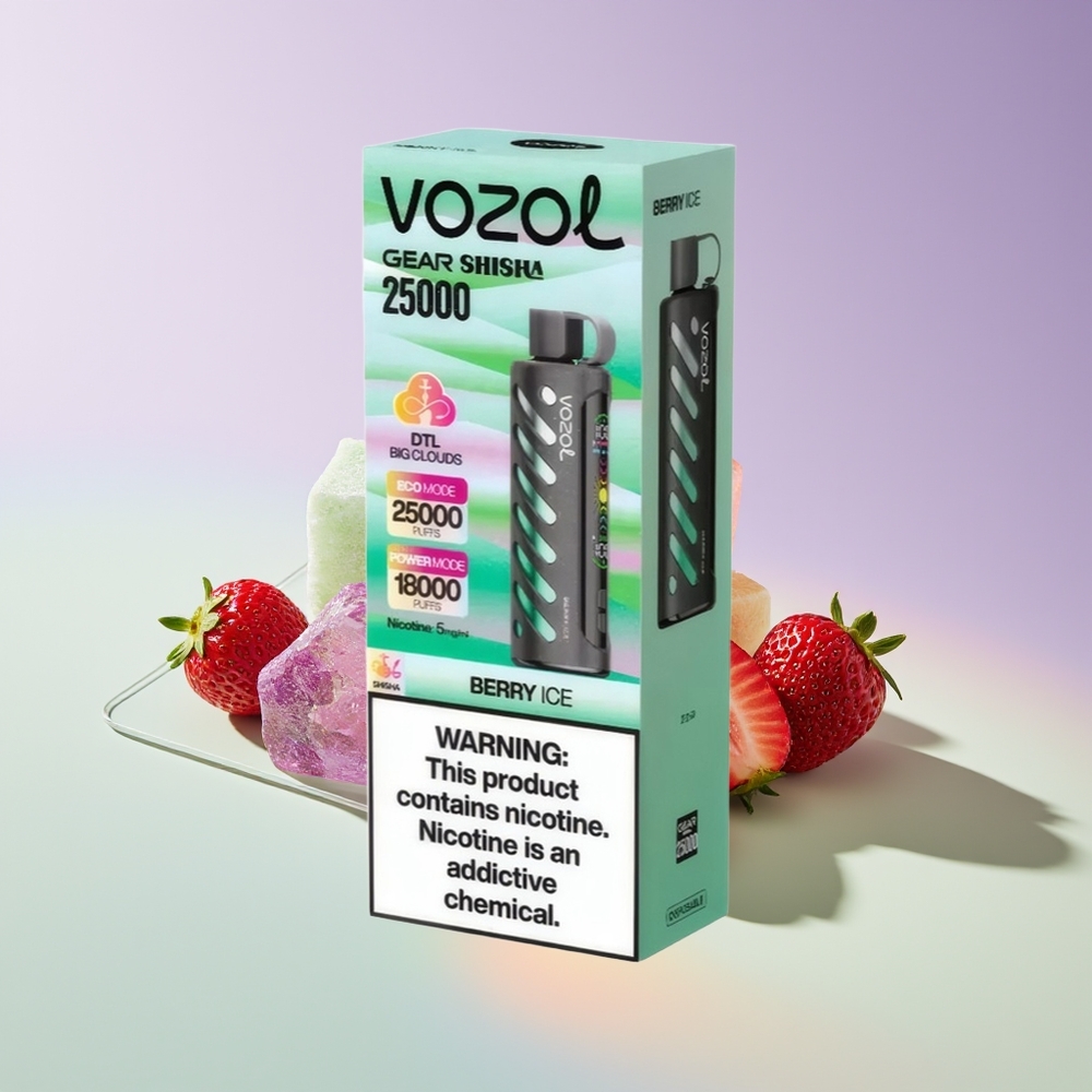 Wholesale Finland VOZOL Gear Shisha 25000 Puffs Marja-Jää