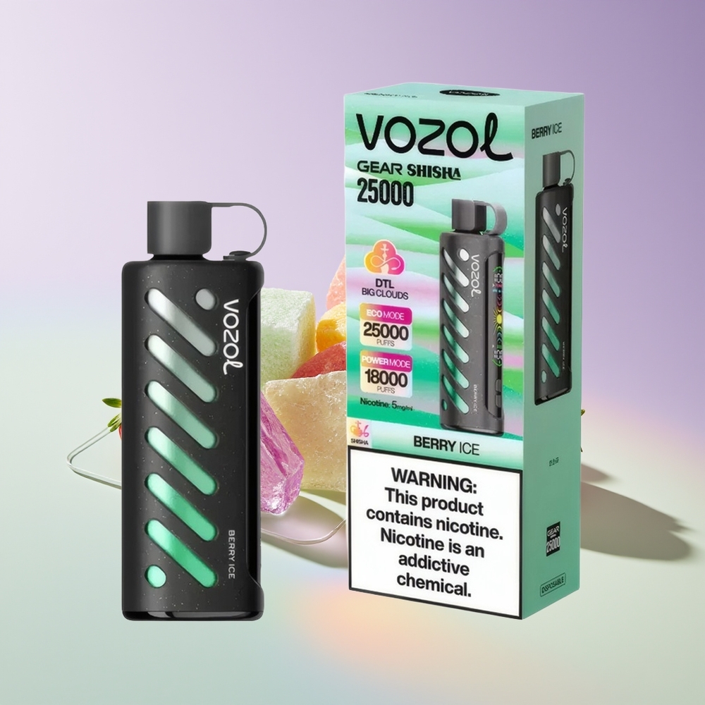 Wholesale Finland VOZOL Gear Shisha 25000 Puffs Marja-Jää