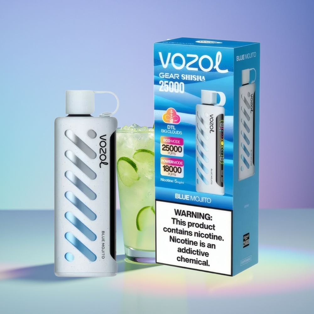 Wholesale Finland VOZOL Gear Shisha 25000 Puffs Sininen Mojito
