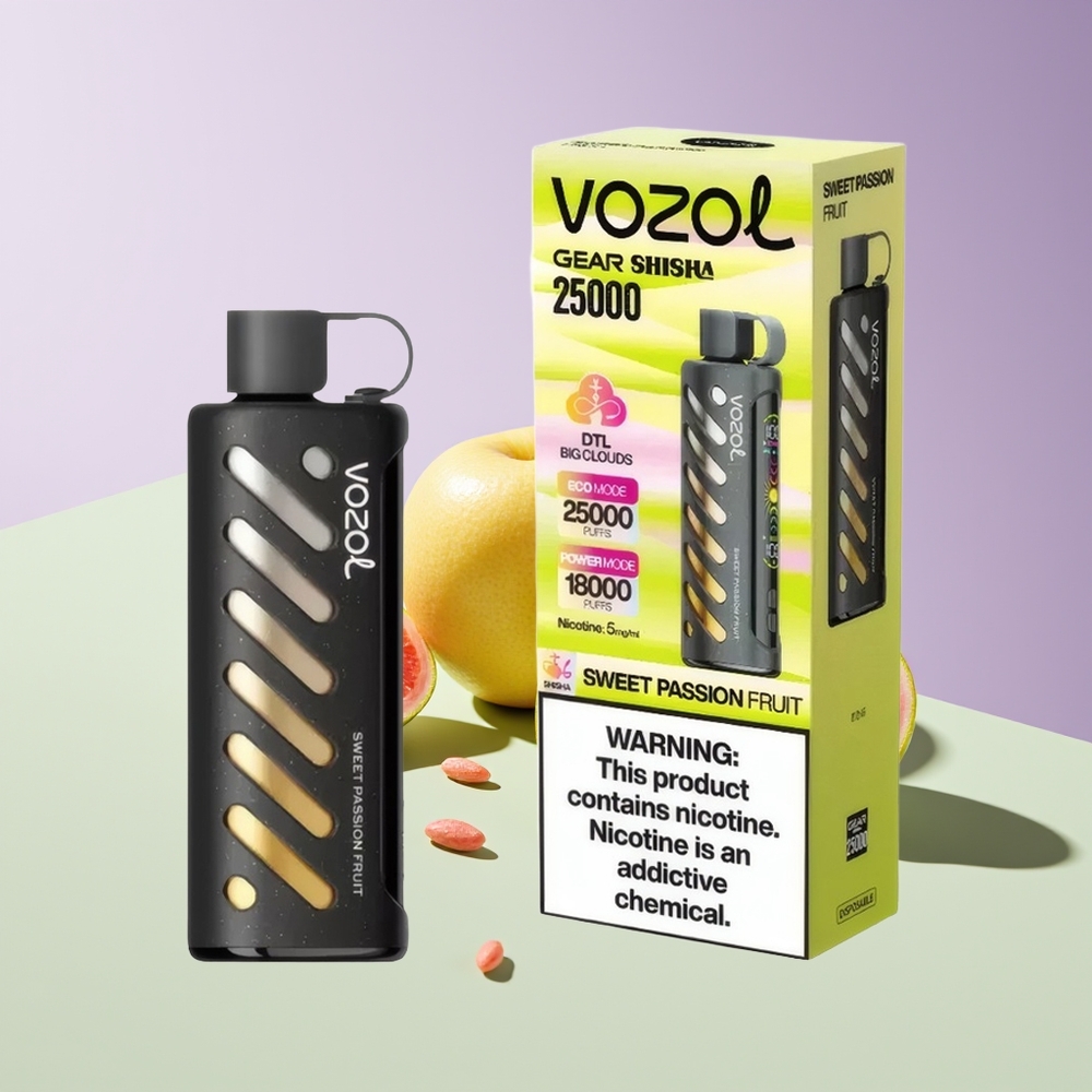 Wholesale Finland VOZOL Gear Shisha 25000 Puhallusta Makea Passiohedelmä