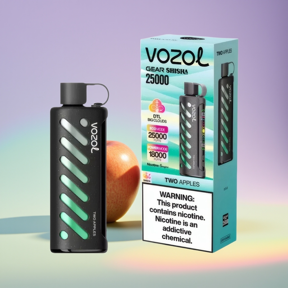 Wholesale Finland VOZOL Gear Shisha 25000 Pussit Kaksi Omenaa