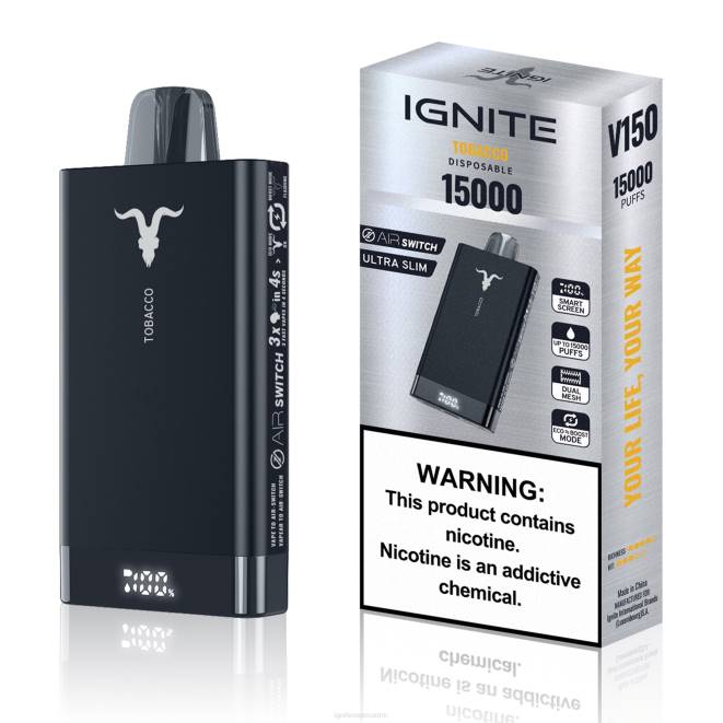 IGNITE V150 vape kynä - IGNITE Disposable Vape Review ZJRL7 tupakka