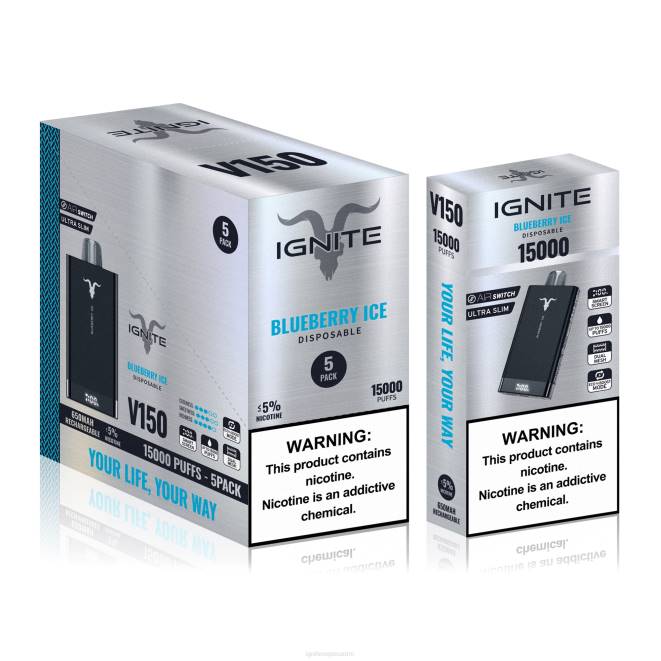 IGNITE V150 vape kynä 5 kpl pakkaus - IGNITE Suomi ZJRL93 vesimeloni lohikäärmeen hedelmä