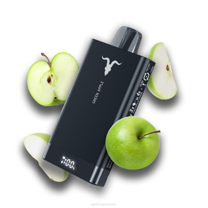 IGNITE V150 vape kynä - IGNITE Vape Europe ZJRL70 vihreä omena