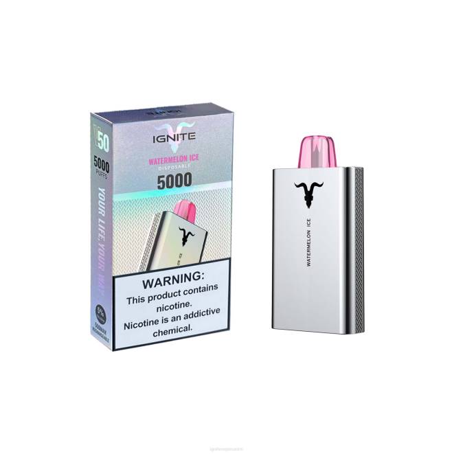 IGNITE V50 vape kynä - IGNITE Suomi ZJRL163 vesimeloni jäätä